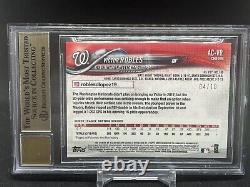 2018 Topps Chrome Sapphire Red Victor Robles RC AUTO BGS 9.5 4/10