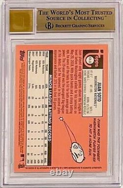 2018 Topps Heritage Real One Autographs Juan Soto Rookie RC Auto BGS 9.5 Low Pop