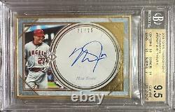 2018 Topps Transcendent Autographs Mike Trout #/25 Auto Bgs 9.5