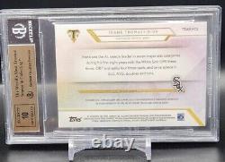 2018 Topps Triple Threads Autograph Relic Frank Thomas GU JSY/AUTO SP/18 BGS 9.5