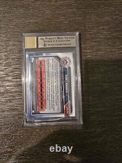 2019 Bowman Ronny Mauricio 1st Chrome Prospect Auto Autograph REF BGS 10/10