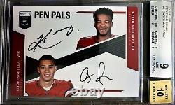 2019 Elite PEN PALS Duals KYLER MURRAY/Isabella Black RC AUTO BGS 9 & 10