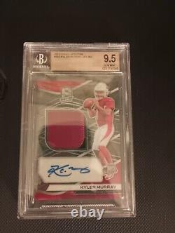 2019 Kyler Murray Panini Spectra Prizm RPA 41/99 BGS 9.5 Auto 10