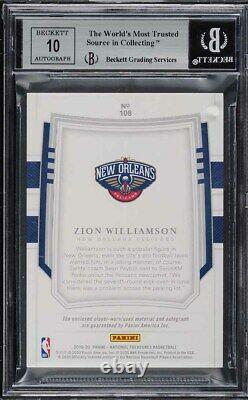 2019 National Treasures Stars & Stripes Zion Williamson RC PATCH AUTO 1/3 BGS 9