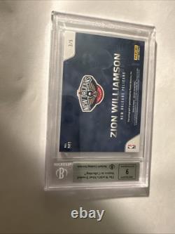 2019 Panini Instant Metal Autographs Zion Williamson 3/5 Bgs 8.5 Auto 9