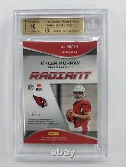 2019 Panini Spectra RRPS-1 Kyler Murray Radiant Rookie Patch Auto /25 BGS 9.5