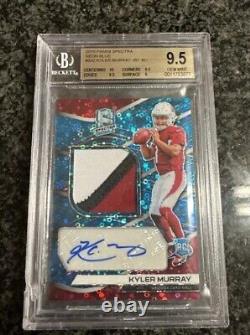 2019 Spectra Neon Blue Kyler Murray RPA RC 3-Color Patch 53/75 BGS 9.5 AUTO 10