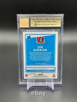 2020 Donruss Optic Joe Burrow Rated Rookie Auto /150 Bgs 10 Pristine 10 Au Pop 1