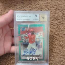 2020 Donruss Optic Randy Arozarena Rated Rookie Auto BGS 9.5 GEM MINT 99/99