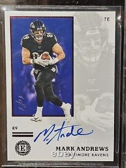 2020 Encased #'d 1/1 on-card AUTO BGS 9.5 Ruby variation Mark Andrews Ravens