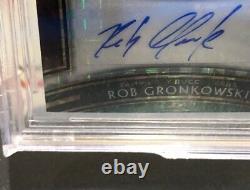 2020 Select Rob Gronkowski, #41, Auto, Green Prizm, Si-rgr, #3/5, Die Cut, Bgs