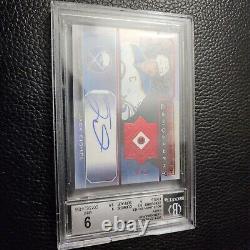 2021-22 Black Diamond Jack Eichel Auto /10 Gemography Ruby Bgs 9 Autograph 10