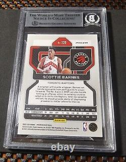 2021-22 Prizm Rookie Autograph Silver #320 Scottie Barnes RC SP BGS Auth Auto