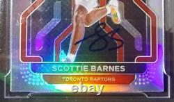2021-22 Prizm Rookie Autograph Silver #320 Scottie Barnes RC SP BGS Auth Auto