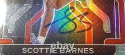 2021-22 Prizm Rookie Autograph Silver #320 Scottie Barnes RC SP BGS Auth Auto