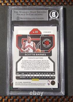 2021-22 Prizm Rookie Autograph Silver #320 Scottie Barnes RC SP BGS Auth Auto