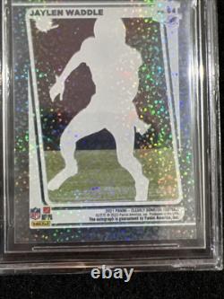 2021 Clearly Donruss Jaylen Waddle Rated Rookie Holo Gold Auto /5 BGS 9 & 10