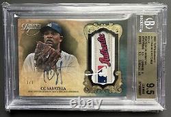 2021 Topps Dynasty DAP-CS1 CC Sabathia Auto/Patches Gold 1/1 BGS Gem Mint 9.5