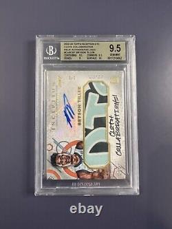 2022-23 Topps Inception OTE Bryson Till Cloth Collaboration Auto RC 1/1 BGS 9.5