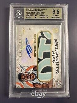 2022-23 Topps Inception OTE Bryson Till Cloth Collaboration Auto RC 1/1 BGS 9.5