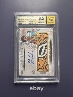 2022-23 Topps Inception OTE Naasir Cunningham Ball Auto RC SP 1/4 BGS 9.5