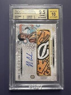 2022-23 Topps Inception OTE Naasir Cunningham Ball Auto RC SP 1/4 BGS 9.5