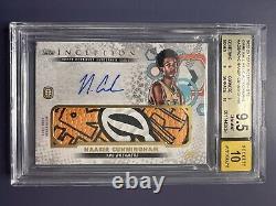 2022-23 Topps Inception OTE Naasir Cunningham Ball Auto RC SP 1/4 BGS 9.5