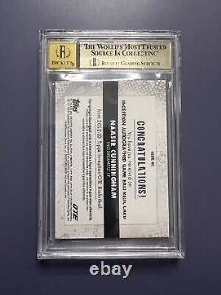 2022-23 Topps Inception OTE Naasir Cunningham Ball Auto RC SP 1/4 BGS 9.5