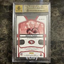 2022 Brock Purdy Auto Certified Rookie Signatures Mirror Red /99 BGS 9.5 Auto 10