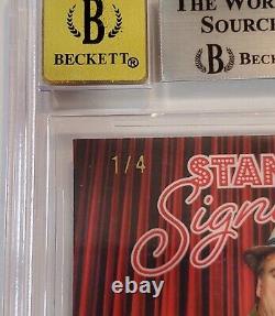 2023 Leaf Pop Century JIM BELUSHI /4 BGS 9 10 Auto Autograph Crystal Orange