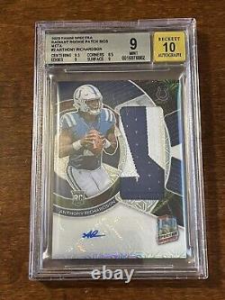 2023 Spectra Anthony Richardson RPA /10 Rookie? Patch Auto BGS 9/10 Colts