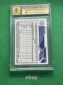 2023 Topps Chrome Josh Jung Orange Refractor AUTO RC #/25 BGS 9.5 Quad 9.5's