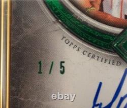 2023 Topps Transcendent Gold Frame Emerald Jose Abreu Auto #d 1/5 BGS 10/10
