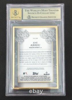 2023 Topps Transcendent Gold Frame Emerald Jose Abreu Auto #d 1/5 BGS 10/10
