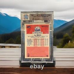 2024 Jersey Fusion 1986-87 Fleer Al Wood Game Used Patch & Auto Bgs 10