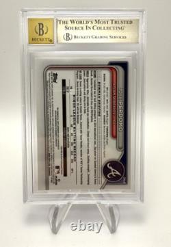 2024 Jose Perdomo Bowman Chrome Sapphire Prospect Orange Auto auto /25 BGS 9.5