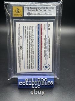 2024 Topps Gilded Yoshinobu Yamamoto Rookie Autograph 42/75 BGS 9! Auto 10