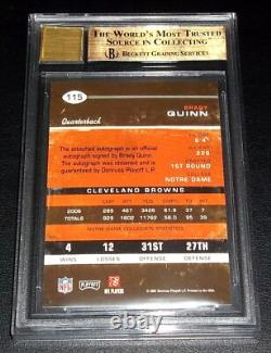 (#/534) BGS 9.5 10 Rc Brady Quinn Auto 2007 Contenders Rookie Signed Autograph