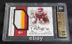 (#/5) BGS 9.5 10 Jersey Demarcus Robinson Auto Rc 2016 National Rookie Autograph