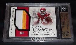 (#/5) BGS 9.5 10 Jersey Demarcus Robinson Auto Rc 2016 National Rookie Autograph