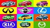 Abc Car Brands For Children Learn Car Brands From A To Z Full Alphabet