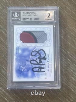 Albert Pujols 2015 Topps Dynasty /10 BGS 9 Patch Auto