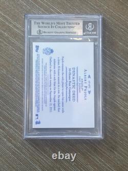 Albert Pujols 2015 Topps Dynasty /10 BGS 9 Patch Auto