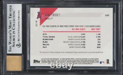 BGS 8.5 /25 Mike Trout ON CARD AUTO 1000 Games 2018 Topps Now AUTOGRAPH 352C SP