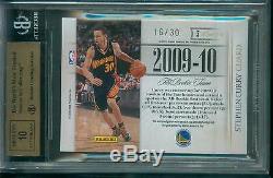 BGS 9.5 10 /30 Stephen Curry 2009-10 National Treasures Rookie Auto Autograph RC