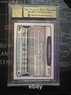 BGS 9.5/10 AARON JUDGE AUTO 2013 Bowman Chrome Draft Autograph RC TRUE GEM MINT