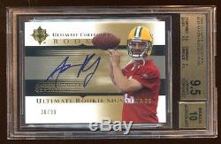 BGS 9.5 10 AUTO AARON RODGERS 2005 ULTIMATE RC AUTO SUPER Wow BGS 10 AUTOGRAPH