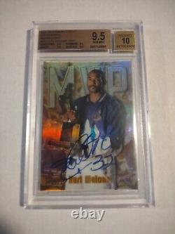BGS 9.5 10 GEM 1997-98 Bowman's Best Karl Malone MVP Auto Autograph #KM Jazz