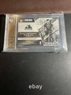BGS 9.5 2015-16 Limited Karl-Anthony Towns RPA /99 Rookie Patch Auto Autograph