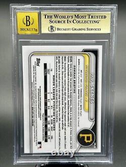 BGS 9.5 2024 Bowman PAUL SKENES Chrome HTA Choice Mojo Auto /150 True Gem RC SP